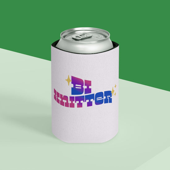 Bi Knitter Can Cooler Accessories Printify Regular Can