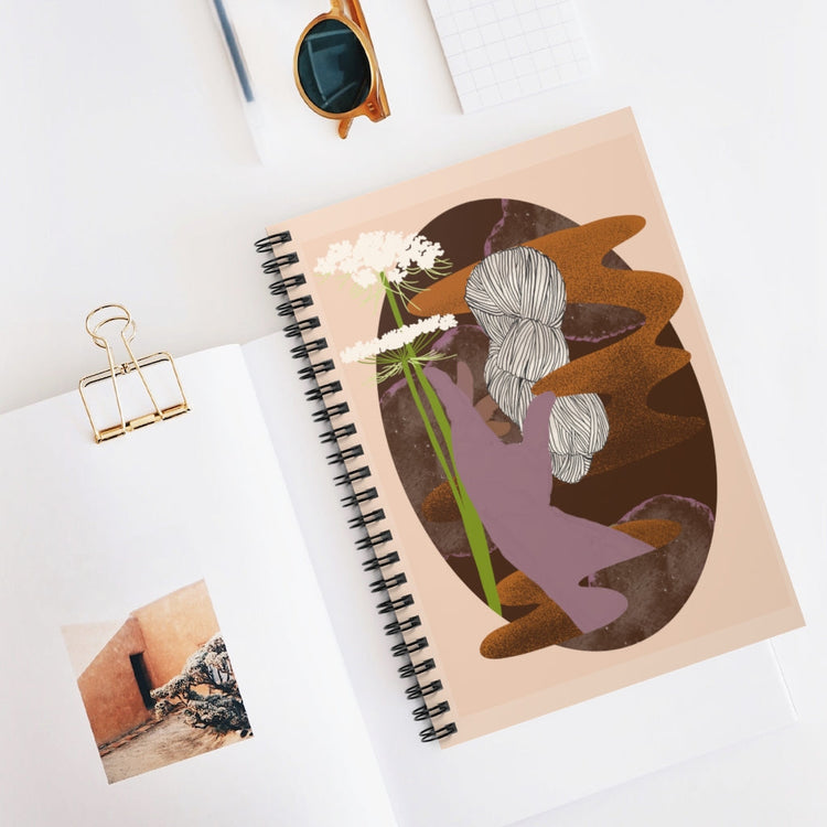 Rootwork Spiral Notebook Paper products Printify One Size