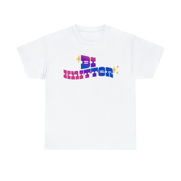 Bi Knitter Tee T-Shirt Printify White S