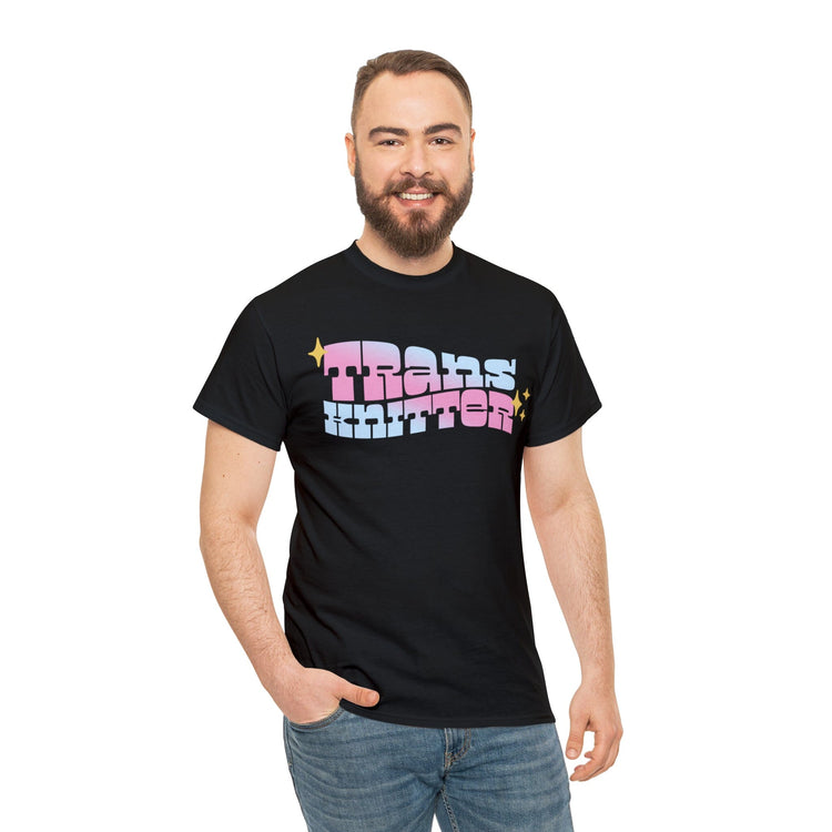Trans Knitter Tee T-Shirt Printify