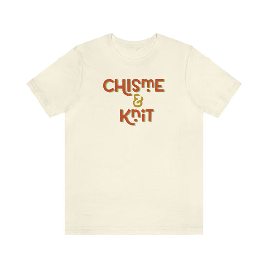 Chisme & Knit Tee T-Shirt Printify Natural S