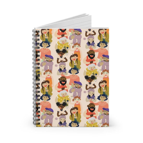 Infiknit Spiral Knitting Notebook Paper products Printify