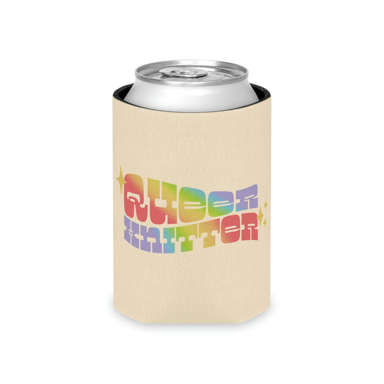 Queer Knitter Can Cooler Accessories Printify