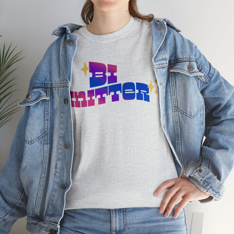 Bi Knitter Tee T-Shirt Printify