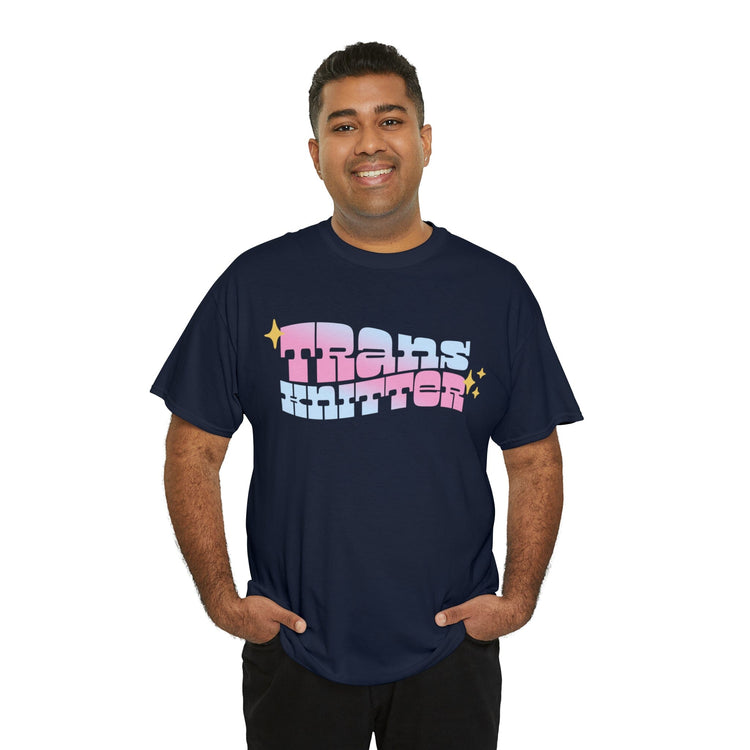 Trans Knitter Tee T-Shirt Printify