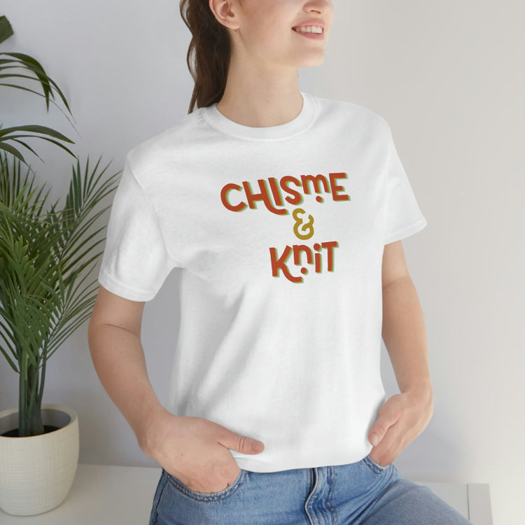 Chisme & Knit Tee T-Shirt Printify