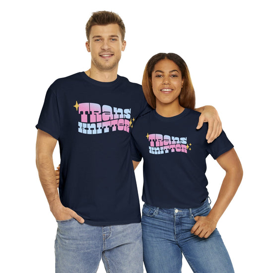 Trans Knitter Tee T-Shirt Printify