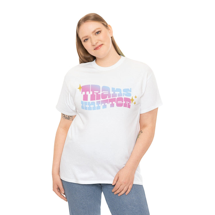 Trans Knitter Tee T-Shirt Printify