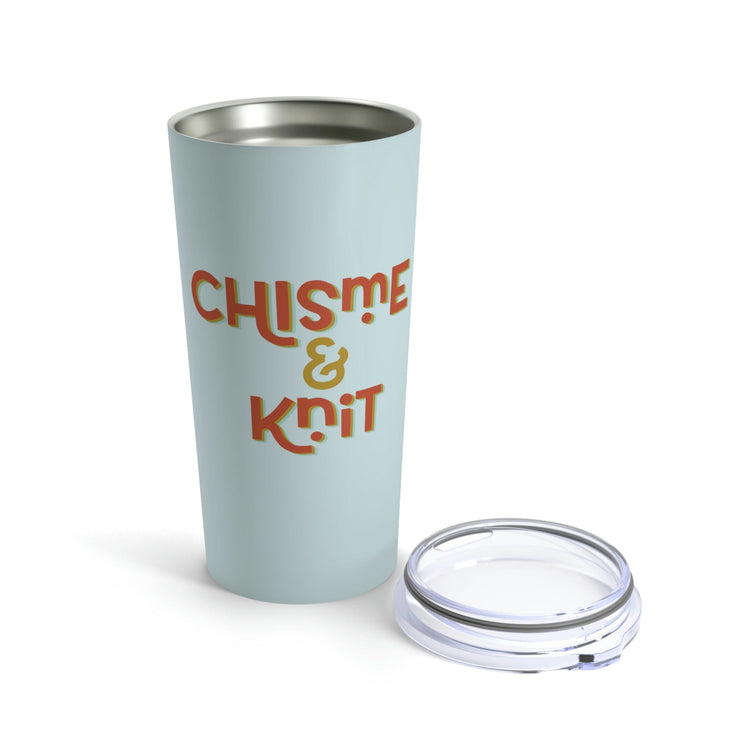 Chisme & Knit Tumbler Mug Printify