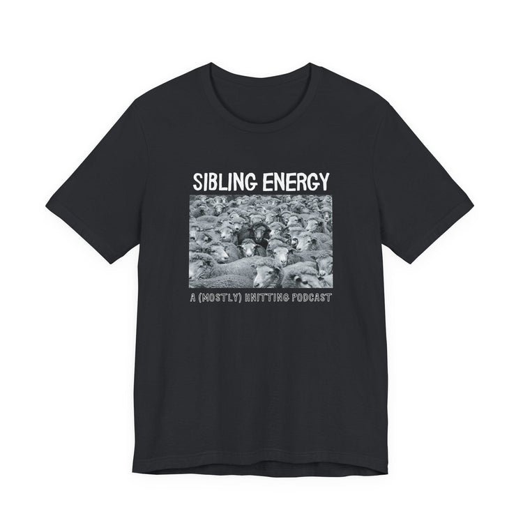 Black DIY Punk Rocker Sibling Energy Tee T-Shirt Printify XS Vintage Black 