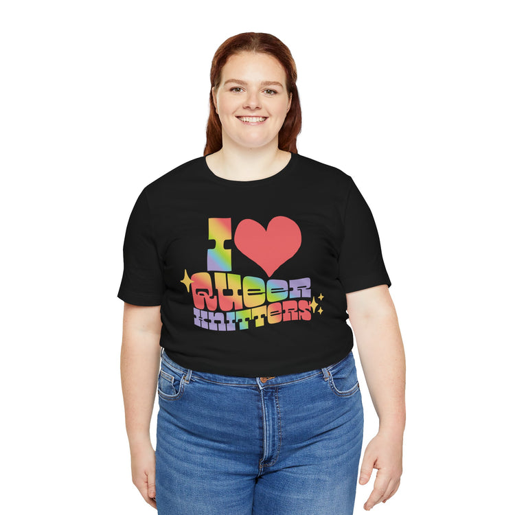 I HEART QUEER KNITTERS Tee