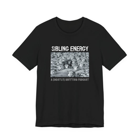 Black DIY Punk Rocker Sibling Energy Tee T-Shirt Printify XS Black 