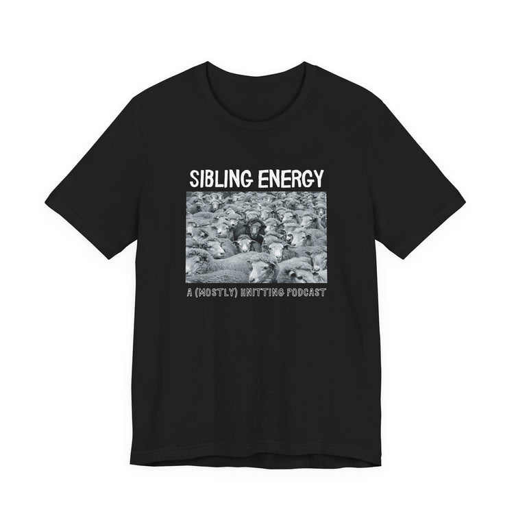 Black DIY Punk Rocker Sibling Energy Tee T-Shirt Printify XS Black 
