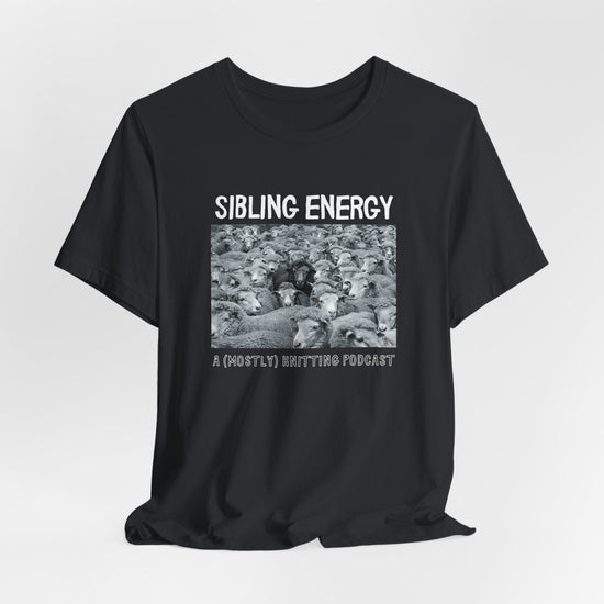 Black DIY Punk Rocker Sibling Energy Tee T-Shirt Printify 