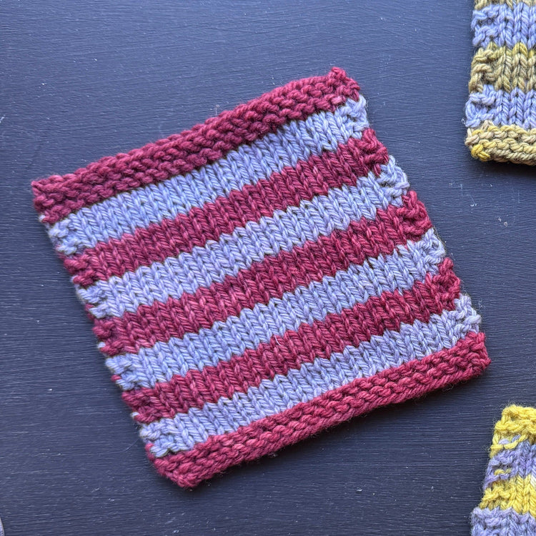 Olga Jacket Sagrada Pre-orders Yarn Emtothethird Yarn Co. XS S M L XL - MC (3) CC (3) Nikko + Red Maple 