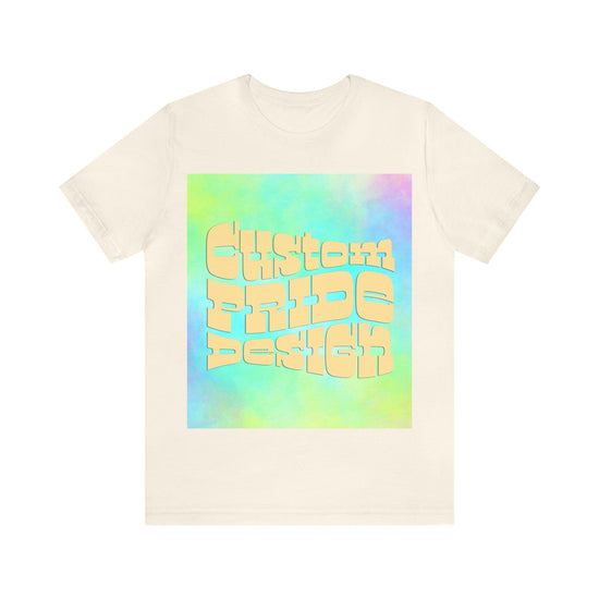 Custom Pride Knitter Tee T-Shirt Printify Natural S 