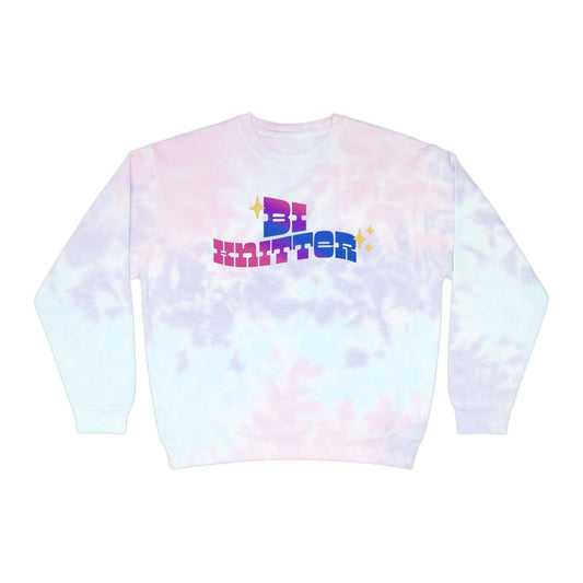 Bi Knitter Tie-Dye Sweatshirt Sweatshirt Printify Cotton Candy S 
