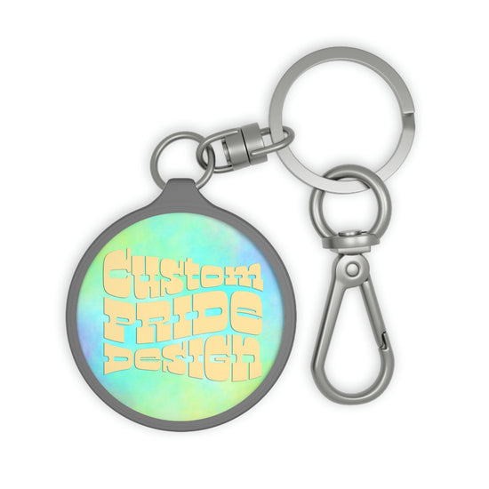 Custom Pride Knitter Keyring Accessories Printify One size Grey 