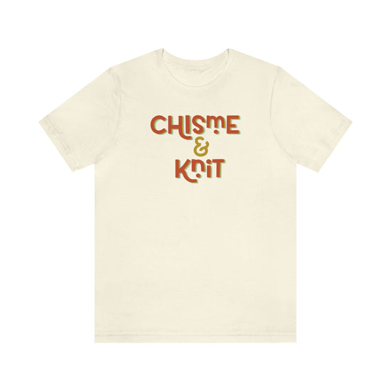Chisme & Knit Tee T-Shirt Printify Natural S 