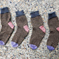 Sock Set - Primary-ish Mezcla, Yarn Emtothethird Yarn Co. 