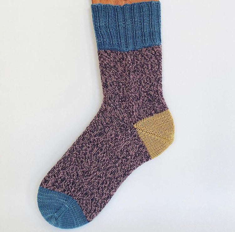 Sock Set - Primary-ish Mezcla, Yarn Emtothethird Yarn Co. 